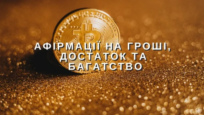 Афірмації на достаток