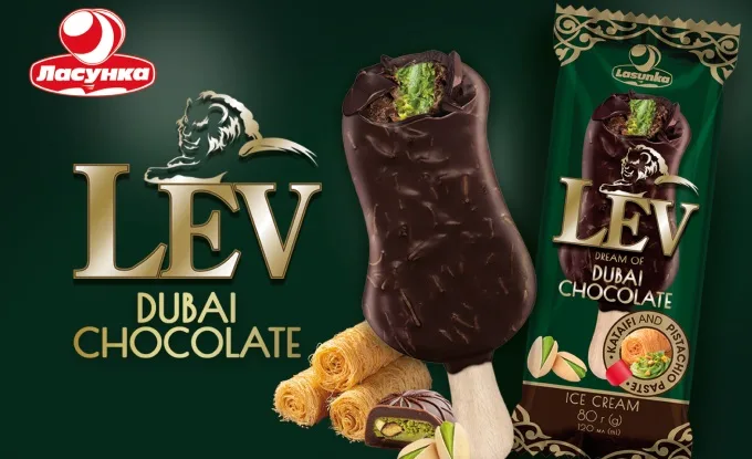 Морозиво ескімо LEV Dream of DUBAI CHOCOLATE