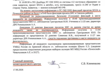 СБУ перехопила російський документ, який заперечує удар українських БПЛА по автобусу з громадянами Білорусі у Брянській області