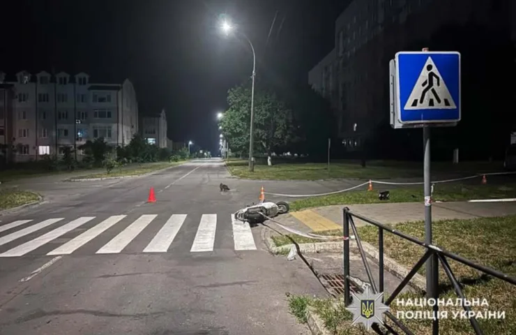 Аварія сталася близько 23:35 на вулиці Шевченка