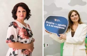 Тетяна Бізюк (ліворуч) та Наталія Калайда (праворуч)