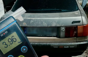 На Камʼянеччині зупинили п'яного водія Audi